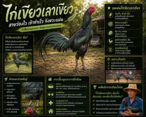 ไก่เขียวเลาเขียว: สายว่องไว เข้าทำเร็ว จังหวะแม่น