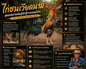ไก่ชนเวียดนาม: จุดเด่น ลักษณะ และเหตุผลที่คนไทยนิยม